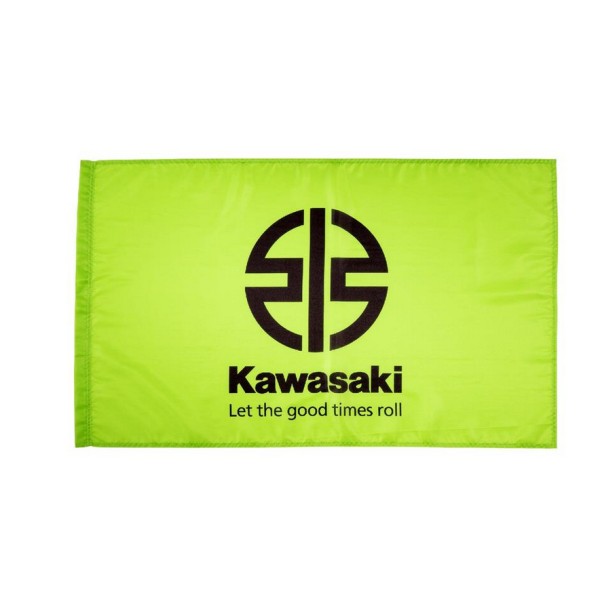 Kawasaki Kawsaki Fan Flag Green